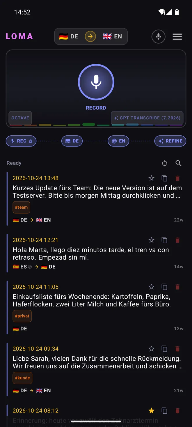 Loma für Android