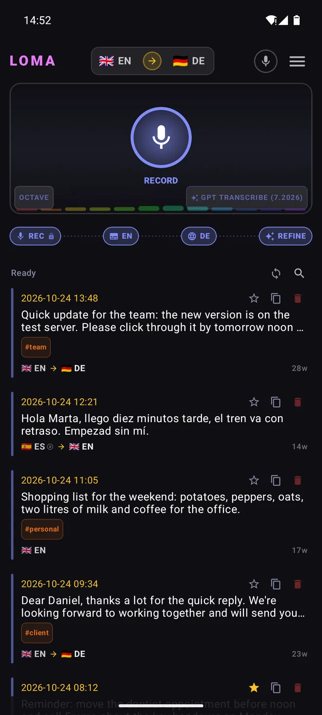 Loma for Android