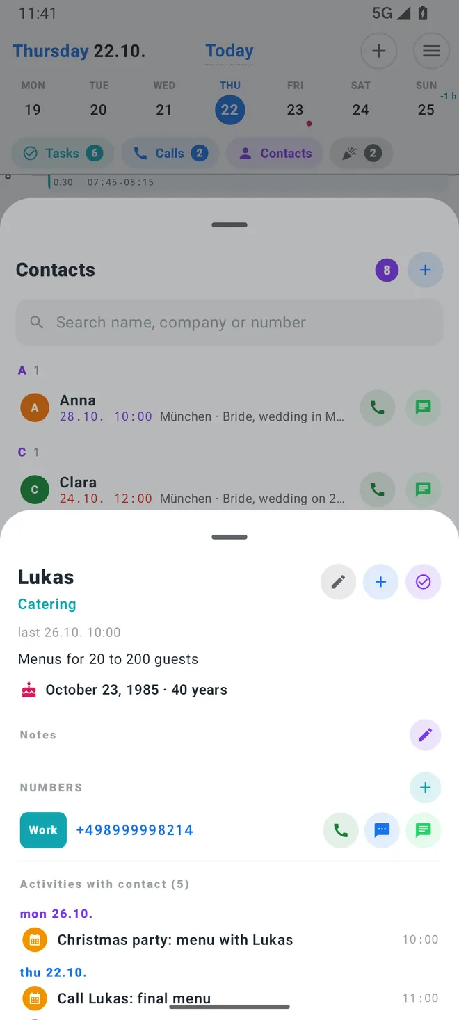 Contact with history